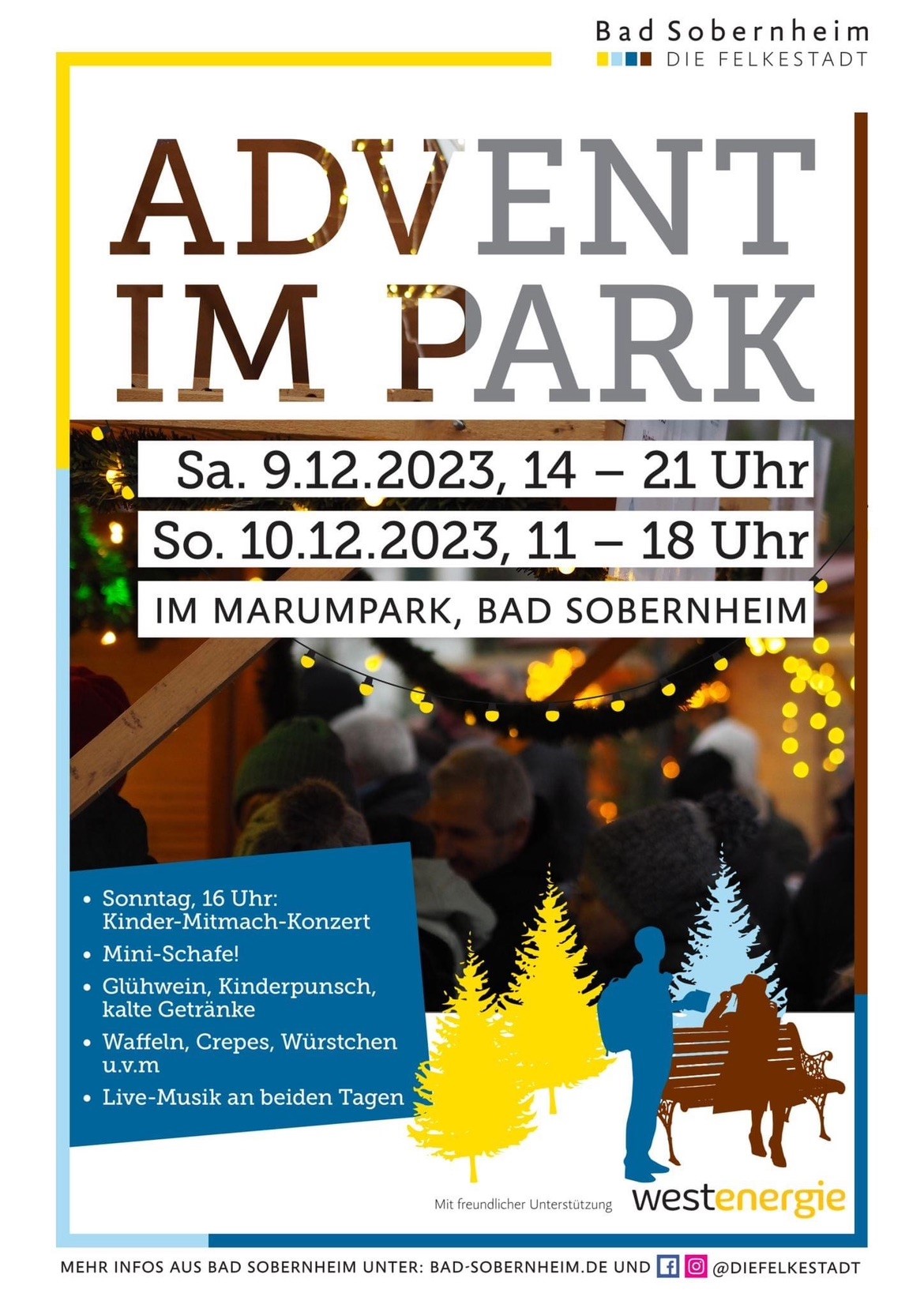 Advent  im Park Bad Sobernheim Plakat